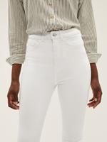 Kadın Beyaz Skinny Fit Yüksek Bel Magic Jean Pantolon