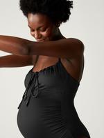 Kadın Siyah Regular Fit Destekli Hamile Mayosu