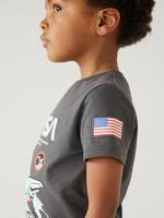 Erkek Çocuk Gri Saf Pamuklu NASA™ T-Shirt (2-8 Yaş)
