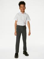 Çocuk Gri Slim Fit Okul Pantolonu (2-18 Yaş)