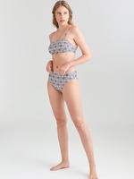 Kadın Krem Regular Fit Destekli Bikini Üstü